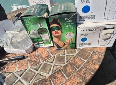 Free new glasses from ikea/tanquery gin glasses
