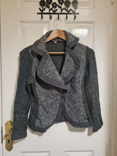 Wool mohair blazer jacket