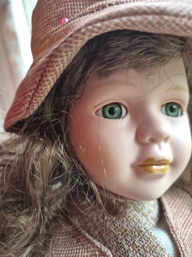 Vintage Irish Doll with Fizzy Hair.