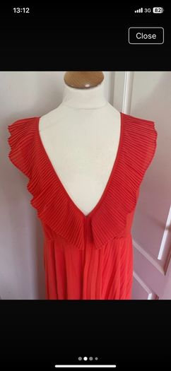 Orange Zara dress size 14