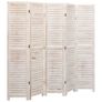 5-Panel Room Divider 175x165 cm Wood Image 3