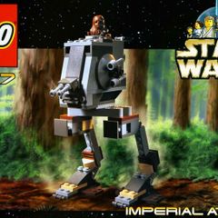 Lego Star Wars 7127: AT-ST (2001) 100% Complete (NO BOX)
