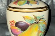 K.H.H. Ceramics sugar lidded jar or pot.