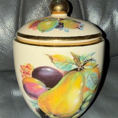 K.H.H. Ceramics sugar lidded jar or pot.