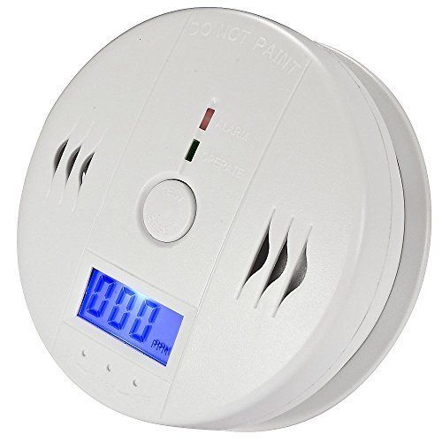 LCD CO Carbon Monoxide Poisoning Gas Warning Sensor Alarm Detector Home Safety