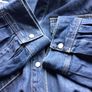Evans Ladies Dark blue denim shirt size 22 includes Postage Image 4