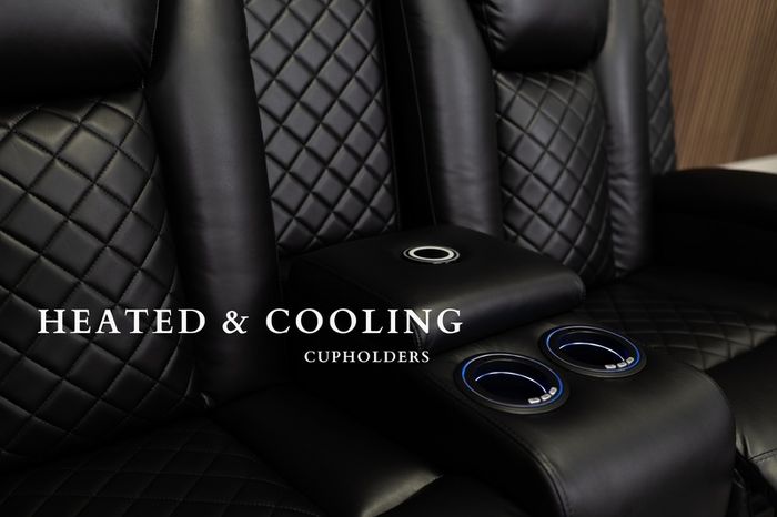 2 Seater Ashbyrne Electric Leather Recliner Sofa