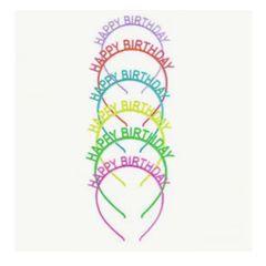Birthday Headbands x 6