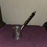 Vintage Turkish Coffee Pot with Mother of Pearl inlay handle Image 3