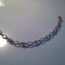 Silver sparkly diamante bracelet Image 3
