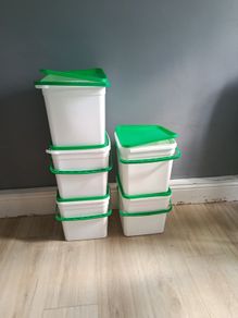 Plastic Buckets with Lids