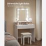 Dressing table LED Bulbs Hollywood mirror Vanity Table Image 3
