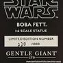 Diamond Select Toys Star Wars Return of the Jedi Boba Fett Milestones Statue Image 8