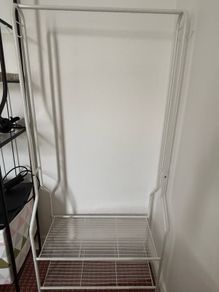clothes rail with shelf