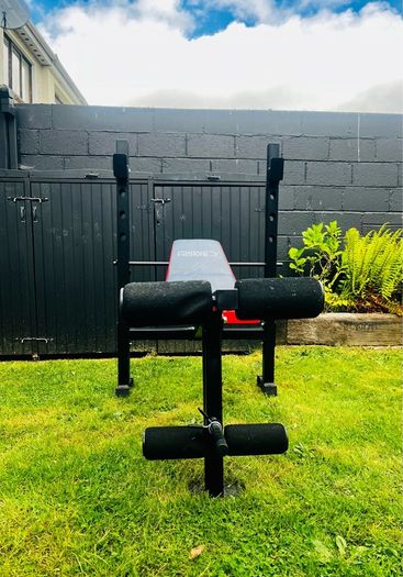 Weights Bench with Leg Curl
