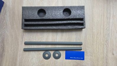 FREE anthracite radiator pipes and floor plate (not covers)