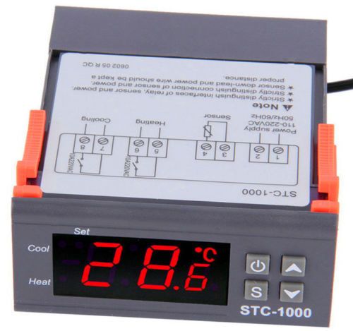 Digital STC-1000 All-Purpose Temperature Controller Thermostat With Sensor