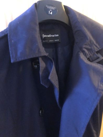NEW Navy Belted MAC/Coat Size 8