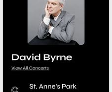 David Byrne Concert
