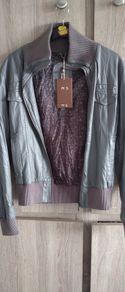 leather look jacket size UK 8