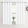 NEW SALE | White Blackout Curtains - Short Thermal Curtains Eyelet for Living Room Soft Small Window Kitchen Drapes, 46 x 54 inch, 2 Panels, Pure White Image 2