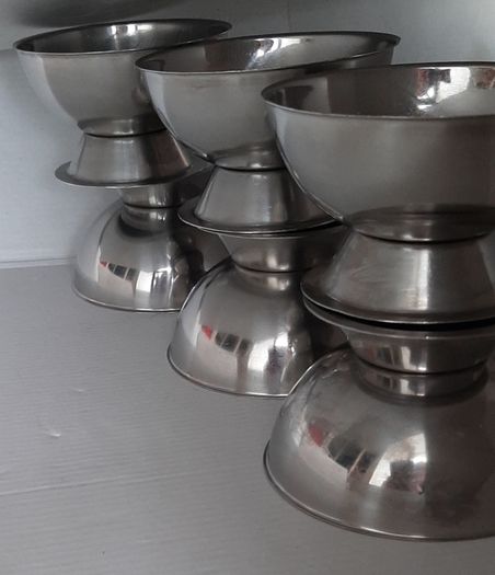vintage stainless Steel dish