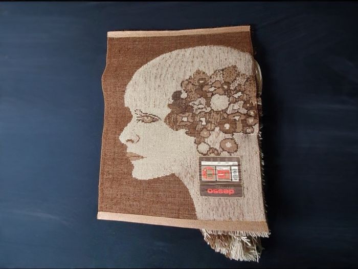 Vintage Desso Wool Wall Tapestry 1970s