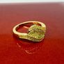 Diamond Yellow Diamond Ring in 18K Vermeil Yellow Gold Plated Sterling Silver. Image 3