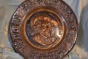Vintage copper decorative plate - Petrus Paulus Rubens