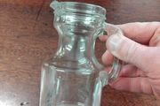 vintage Italian small glass pitcher