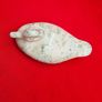Marbled Ceramic Duck Ornament , Glazed Pottery Figurine  , Animal Home Decor Gift Image 7