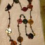 is a bohemian-style wire-wrapped beaded necklace Image 2