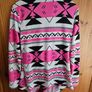Aztec print cardigan Image 3
