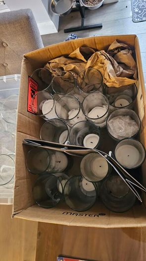 Pillar Candle Jars & Battery LED candles