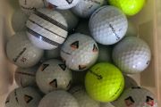 50 used Taylor Made TP5 and TP5x practice grade golf balls