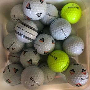 50 used Taylor Made TP5 and TP5x practice grade golf balls