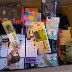 2 boxes of brand new small electronics. 260 pieces