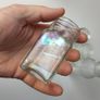 213 - Set of 5 Vintage Clear Glass Decorative Collectible Bottles Image 3
