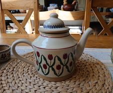 nicholas mosse red tulip teapot