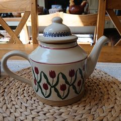 nicholas mosse red tulip teapot