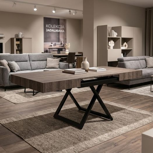 SANNA 2-in-1 Transforming Table | Height-Adjustable & Extendable Coffee to Dining Table
