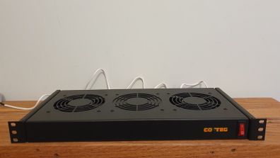 CONTEG DP-VEN-02-H Fan Module With 2x Vent Adjustable with thermostat 230V