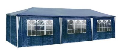 Gazebo Party Tent, Garden Tent, Event Gazebo - 3 x 9 m, with  8 Side Panels