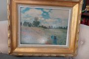 vintage reproduction Wild Poppies bu Claude Monet