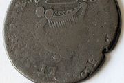 1680 Irish Halfpenny,Charles 11.