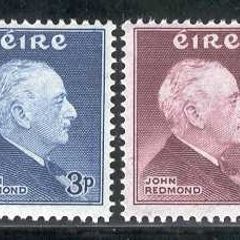 1957 Ireland Centenary of the birth of John Redmond (Leader of Irish Parliamentary Party) Commemorative Stamps Mint Never Hinged (MNH)