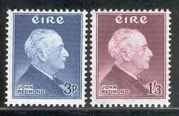 1957 Ireland Centenary of the birth of John Redmond (Leader of Irish Parliamentary Party) Commemorative Stamps Mint Never Hinged (MNH)