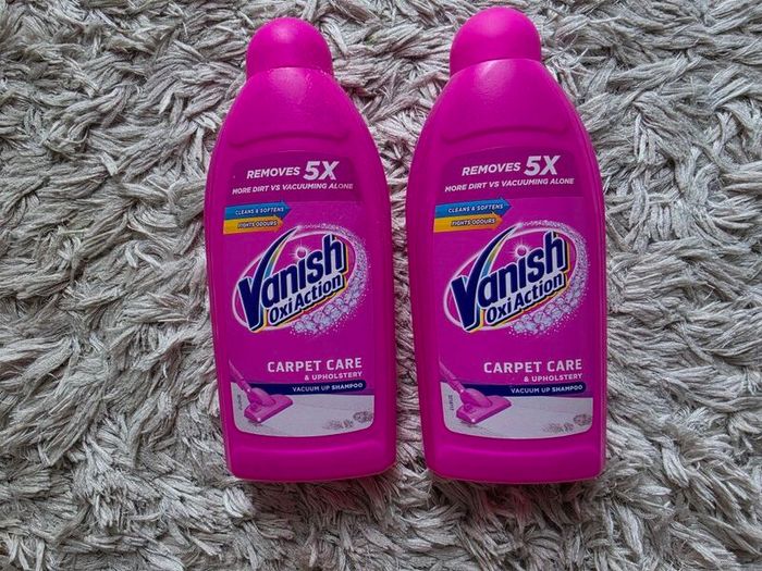 Vanish carpet Care Vacuum up Shampoo