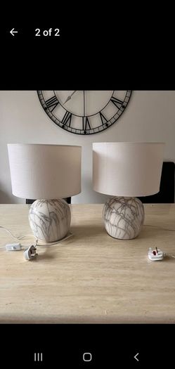 Bedroom lamps x2