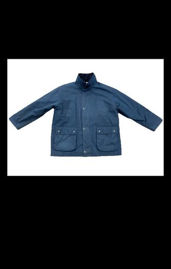 VINTAGE PG Field Navy Padded Wax Jacket Size XL